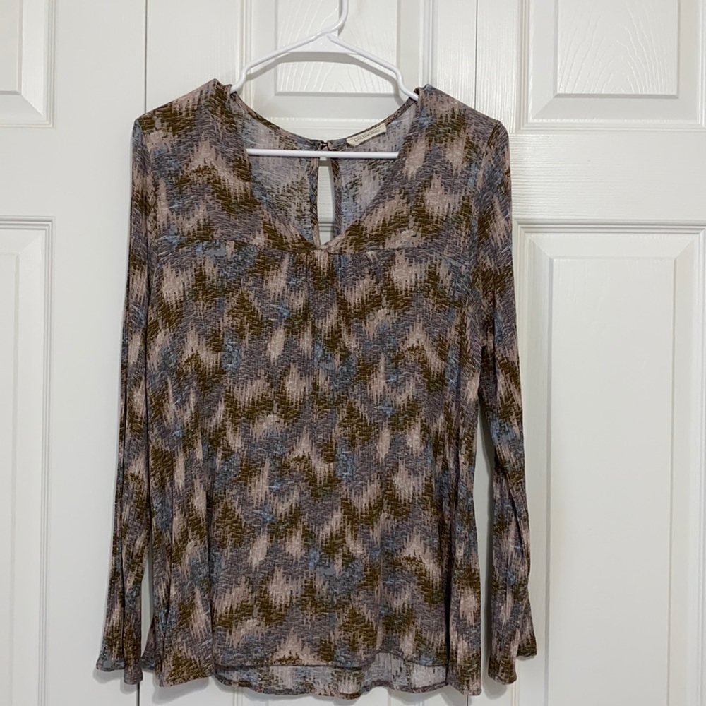 3/$10 ❤️❤️❤️ Cotton Bleu Long Sleeve Top